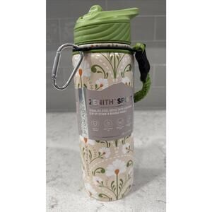 HYDRAGEAR ZENITH Sport 3D DAISY Steel Tumbler Bottle 32oz Straw Paracord Handle